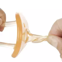 Haakaa Silicone Dummy  Art.TPS006-A Apricot Natural Rubber Pacifier