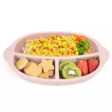 Haakaa Silicone Divided Plate Art.UTE27-B Blue Plate