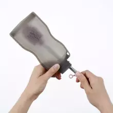 Haakaa Silicone Cleaning Brush  Art.NHK071-S Suva Grey Silikoonist hari pudelite ja luttide jaoks