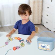 TOOKY TOY Puidust Mereteemaliste Mänguasjade Tasakaalu Torn Kalapüügifiguurid 23 Elementi