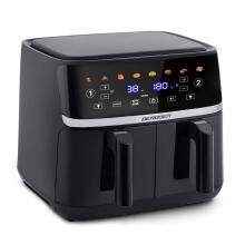 Suur 10.2L Õlivaba Fritüür Õhufritüür XL Kahe Kambriga Berdsen 1700W BD-657 Must