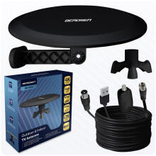 Siseruumide ja välistingimustes TV antenn Ultra HD 4K Berdsen BD-955 Must