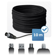 Siseruumide ja välistingimustes TV antenn Ultra HD 4K Berdsen BD-955 Must