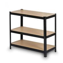 Metallist hoiuriiul 150 x 75 x 30 cm Humberg HR-811 must
