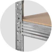 Metallist hoiuriiul 180 x 90 x 30 cm Humberg 4843