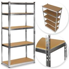 Metallist hoiuriiul 183 x 90 x 40 cm Humberg HR-853 hõbedane