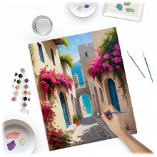 Numbrite järgi maal 40x50 cm Massido linna maastik