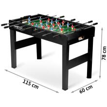 Neosport Foosball Table 118x61x79 cm NS-805 must