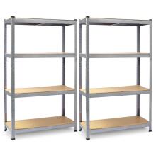 Metallist hoiustamisriiulite komplekt 2 tk 150 x 75 x 30 cm Plonos PL-700