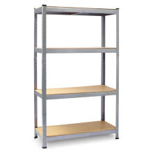 Metallist hoiustamisriiulite komplekt 2 tk 150 x 75 x 30 cm Plonos PL-700