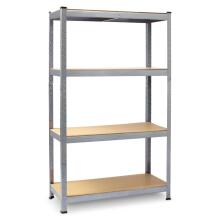 Metallist lao riiulite komplekt 2 tk 180 x 90 x 40 cm Plonos PL-702