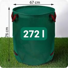 Aed bin lehtede jaoks 272 l Plonos PL-524 roheline