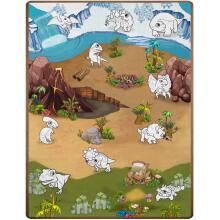Rullitav värvimatt 120 x 90 x 0.3 cm Ricokids RK-344