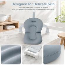 Baby Bath Cushion Art.271284 Grey Beebivannipadi