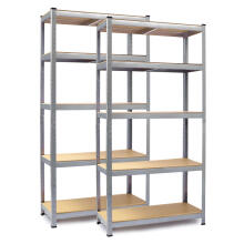 Metallist ladustamisriiulite komplekt 2 tk 180 x 90 x 40 cm Humberg HR-812