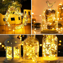 Home Company USB Fairy Light String Art.273036 USB Powered Fairy String Light in Warm White 2 Meters 20 LED