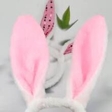 Home Company Rabbit Ear Art.53836 Carnival costume - bunny ears 2psc