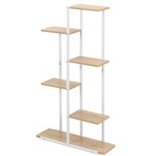 Valge metallist lillepott 60x20x113 cm GA0212