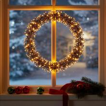 LED pidulik pärg 300 LED 40 cm CL1233