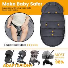 Bebe Basic Winter Footmuff Polar Fleece Art.273954 Black