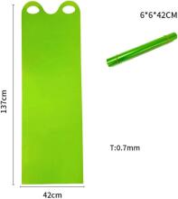 Kids World Snow Slider Art.274300 Green Гибкий коврик для снега 137x42