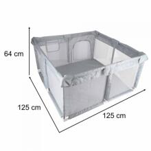 La Bebe™ Travel Playpen Art.KX3011 Grey  Laste mänguaedik 120x120 cm