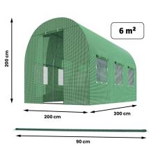 Aedade tunnel 2x3m 6m2 Plonos