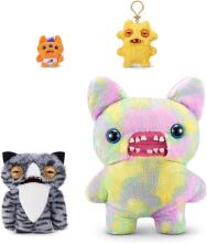 Fuggler Alley Cats (Wide Eyed Cat) – naljakas kole monster-plüüsmänguasi inimesehammastega