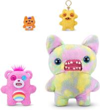 Fuggler Care Bears 23 cm plush mänguasi (Cheer Bear) firmalt ZURU - naljakas kole koletislik kaisukaru inimhammastega, kogutav plush mänguasi lastele, teismelistele, täiskasvanutele ja krosso