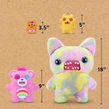 Fuggler Care Bears 23 cm plush mänguasi (Cheer Bear) firmalt ZURU - naljakas kole koletislik kaisukaru inimhammastega, kogutav plush mänguasi lastele, teismelistele, täiskasvanutele ja krosso