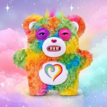 Fuggler Care Bears 23 cm plush mänguasi (Togetherness Bear) firmalt ZURU - naljakas kole koletislik kaisukaru inimhammastega, kogutav plush mängu