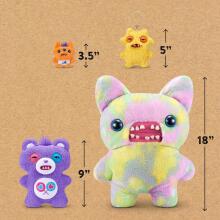 Fuggler Care Bears 23 cm plush mänguasi (Share Bear) firmalt ZURU - naljakas kole koletislik kaisukaru inimhammastega, kogutav plush mängu