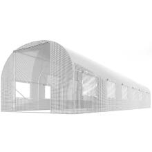 Aedade tunnel 3 x 6 m (18m2) valge ploonos