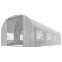 Aedatunnel 3 x 4,5 m (13,5 m2) Valge Plonos