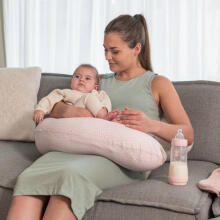 La Bebe™ Rich Maternity Pillow Art.60608156 Nordic Bloom.  Nursing Pillow 30x104 cm