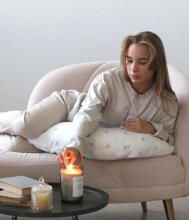 La Bebe™ Rich Maternity Pillow Art.20608144 Nordic Nigh. Nursing Pillow 30x104 cm