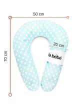 La Bebe™ Snug Maternity Pillow Art. 40579838 Nordic Florals. Подкова для сна / кормления малыша, 20x70 см