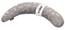 La Bebe™ Moon Cotton Maternity Pillow Art.80579836 Nordic Pebbles. Suur Memory Foam täidisega raseduspadi (eriti pehme ja vaikne täidis)