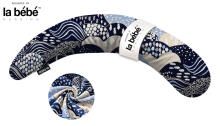 La Bebe™ Moon Cotton Maternity Pillow Art.00608159 Nordic Hills. Suur Memory Foam täidisega raseduspadi (eriti pehme ja vaikne täidis)