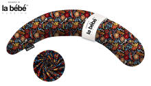 La Bebe™ Moon Cotton Maternity Pillow Art.40579838 Nordic Florals. Suur Memory Foam täidisega raseduspadi (eriti pehme ja vaikne täidis)