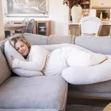 La Bebe™ Maternity Pillow Cotton Sì -Duo Art.40579838 Nordic Florals. Multifunctional maternity pillow with memory foam filling