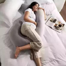 La Bebe™ Maternity Pillow Cotton Sì -Duo Art.60608156 Nordic Bloom. Multifunctional maternity pillow with memory foam filling