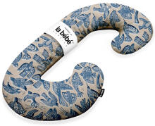 La Bebe™ Maternity Pillow Cotton Sì -Duo Art.90612661 Nordic Birds. Multifunctional maternity pillow with memory foam filling