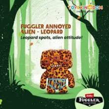 Fuggler Annoyed Alien (Leopard) 23cm - Exclusive Underoo Mcgoo by ZURU poolt Naljakas kole koletis Palus kollektsioonimänguasi - ginger, laste pehme mänguasi