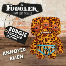 Fuggler Annoyed Alien (Leopard) 23cm - Exclusive Underoo Mcgoo by ZURU poolt Naljakas kole koletis Palus kollektsioonimänguasi - ginger, laste pehme mänguasi