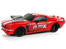 R/C Spordiauto 1:16 Punane Valged Triibud Piloot