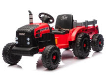 CH9959B Aku Toitega Traktor Haagisega Punane 24V