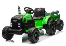 CH9959B Aku Toitega Traktor Haagisega Hele Roheline 24V
