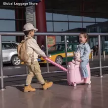 Multifunctional Children Luggage  Suitcase Art.276174 Violet  Чемодан-сиденье на колесах 3 в 1