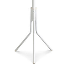 Seisva riidepuu 11 konksuga, metall, valge – ModernHome